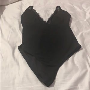 Black bathing suit